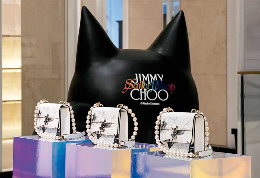 Tendencias 2025. Experiencia inmersiva. Jimmy Choo pop up Sailor Moon